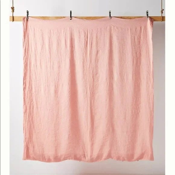 😁Anthropologie-Harmony Hemp Queen Duvet Cover